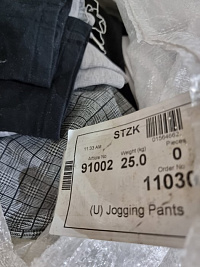 91002 Спортивные штаны м/ж демисезон ЛЮКС, Дубай, кг